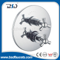China dual handles thermostatic brass shower valve Concealed Thermostatic Mixer Valve Shower Valve 2 Function